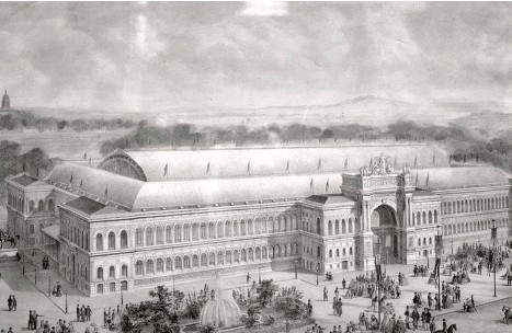 Картинки по запросу дворец промышленности париж 1855