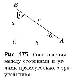 Тригонометрические функции через треугольник