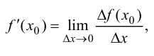 Дифференциальное исчисление функций одной переменной с примерами решения
