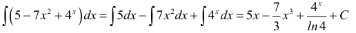 Неопределённый интеграл - определение с примерами решения