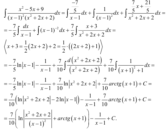 Неопределённый интеграл - определение с примерами решения