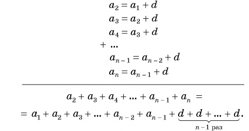 Прогрессии в математике - с примерами решения