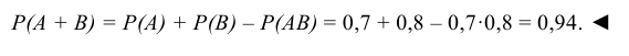 Алгебра событий - определение и вычисление с примерами решения