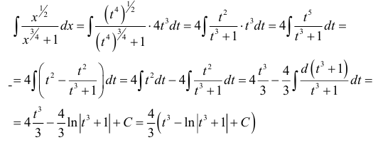 Неопределённый интеграл - определение с примерами решения