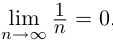 Предел числовой последовательности с примерами решения