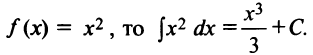 Неопределённый интеграл - определение с примерами решения