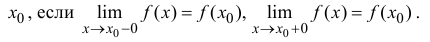 Непрерывность функции - определение с примерами решения