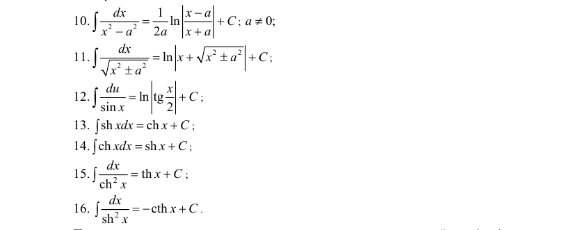 Методы интегрирования неопределенного интеграла с примерами решения