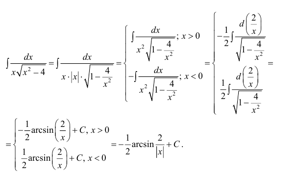 Методы интегрирования неопределенного интеграла с примерами решения