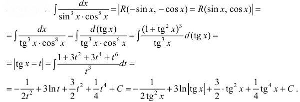 Интегрирование тригонометрических выражений с примерами решения