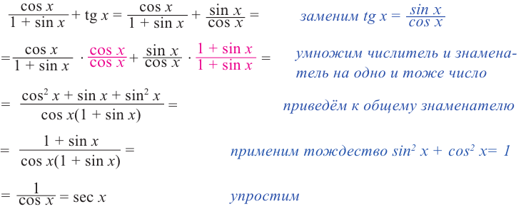 Тригонометрические функции произвольного угла с примерами решения