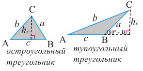 Теоремы синусов и косинусов - определение и вычисление с примерами решения