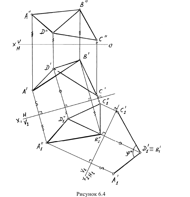 Методы преобразования эпюра Монжа в начертательной геометрии с примерами