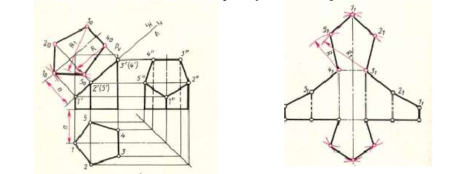 Развертки поверхностей в начертательной геометрии с примерами