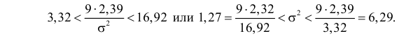 Доверительный интервал для дисперсии - определение и вычисление с примерами решения