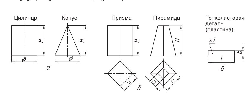 Черчение - примеры с решением заданий и выполнением чертежей