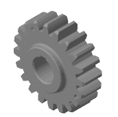 Создание модели зубчатой шестерни раздаточного редуктора рабочего рольганга в КОМПАС - 3D с примером