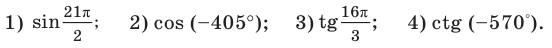 Тригонометрические функции с примерами решения