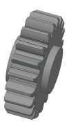 Создание модели зубчатой шестерни раздаточного редуктора рабочего рольганга в КОМПАС - 3D с примером