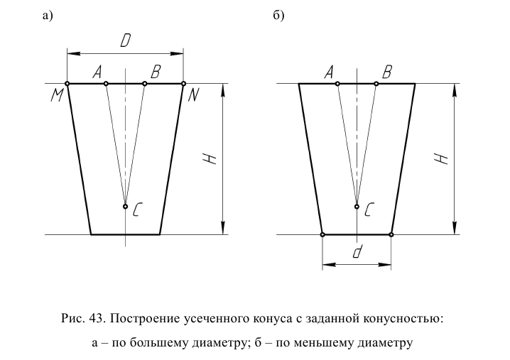 Геометрическое черчение - примеры с решением заданий и выполнением чертежей