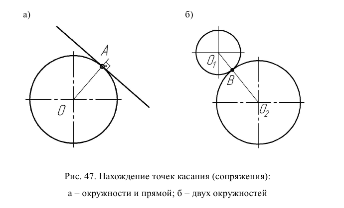 Геометрическое черчение - примеры с решением заданий и выполнением чертежей