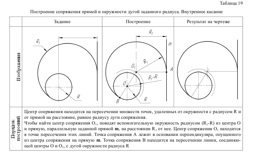 Геометрическое черчение - примеры с решением заданий и выполнением чертежей