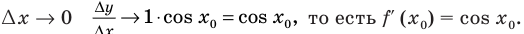 Производная - определение и вычисление с примерами решения
