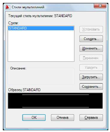 Построение графических примитивов в AutoCAD с примерами