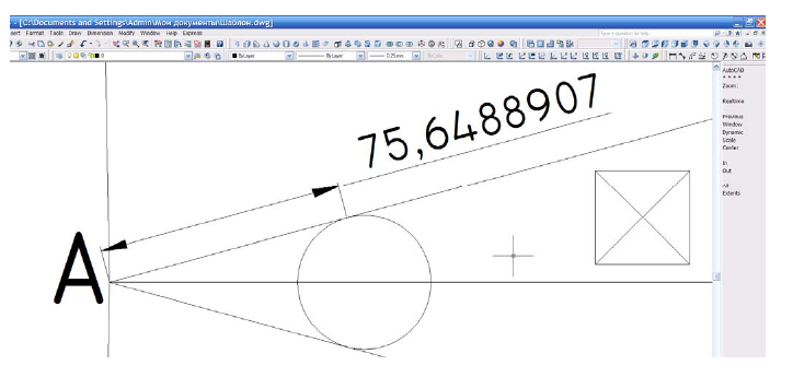 Черчение в AutoCAD с примерами