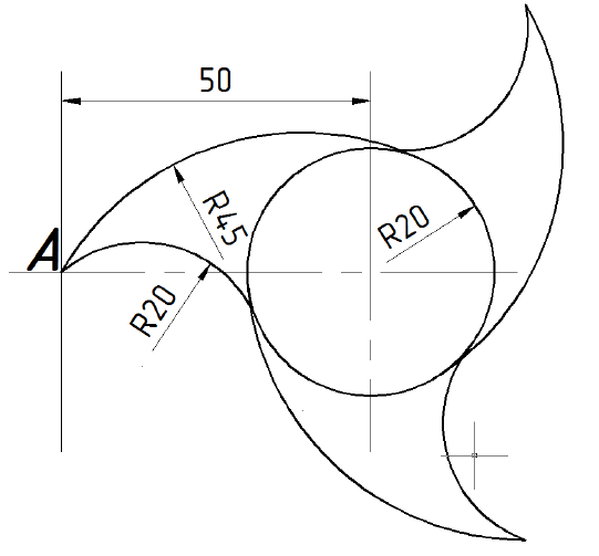 Черчение в AutoCAD с примерами