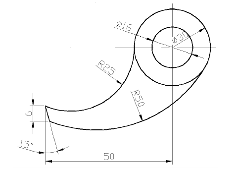 Черчение в AutoCAD с примерами