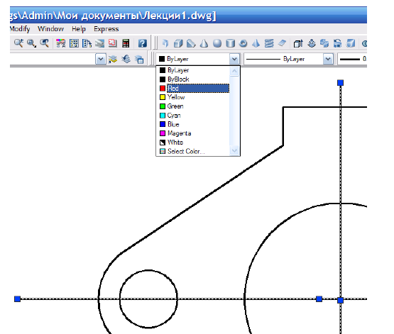 Черчение в AutoCAD с примерами