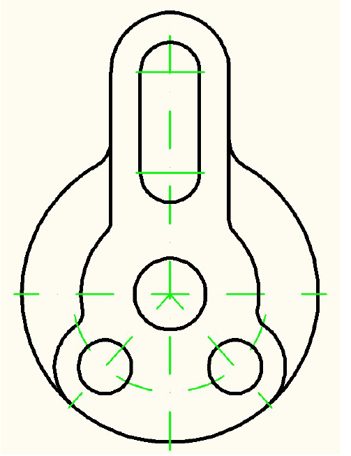 Черчение в AutoCAD с примерами