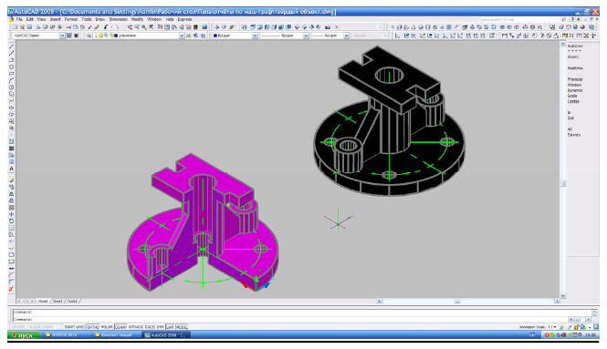 Черчение в AutoCAD с примерами