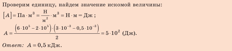 Работа в термодинамике в физике - формулы и определение с примерами