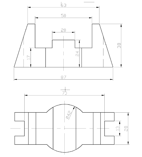 Черчение в AutoCAD с примерами