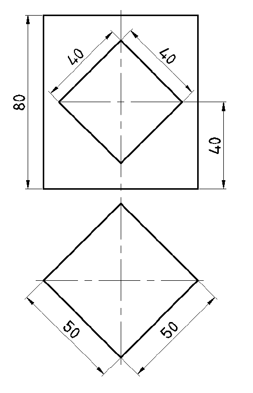 Черчение в AutoCAD с примерами