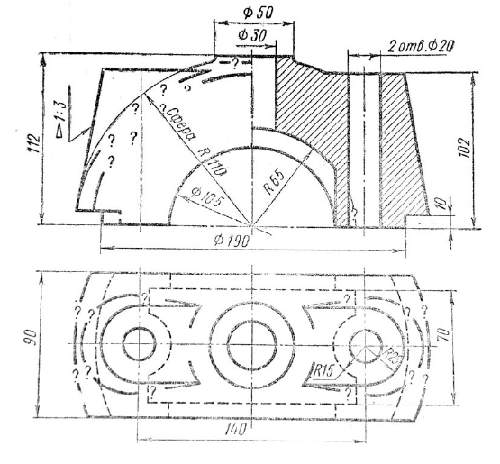 Черчение в AutoCAD с примерами