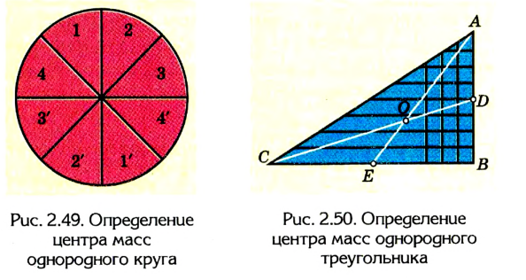 Центр тяжести в физике - формулы и определение с примерами