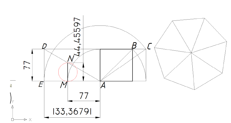 Черчение в AutoCAD с примерами