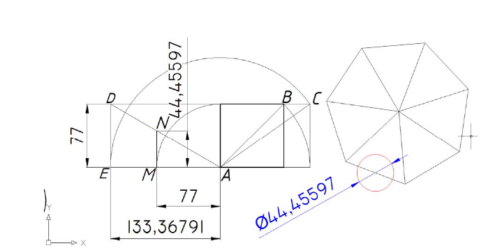 Черчение в AutoCAD с примерами