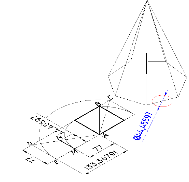 Черчение в AutoCAD с примерами