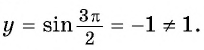 Функция y=sin x и её свойства и график с примерами решений