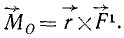 Момент силы относительно точки и относительно оси в теоретической механике