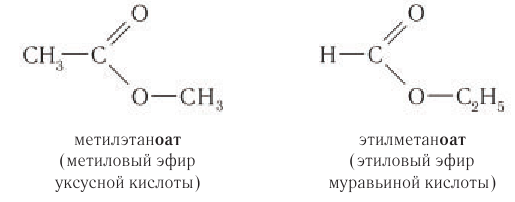 Сложные эфиры в химии - свойства, формула, получение, номенклатура и определение с примерами