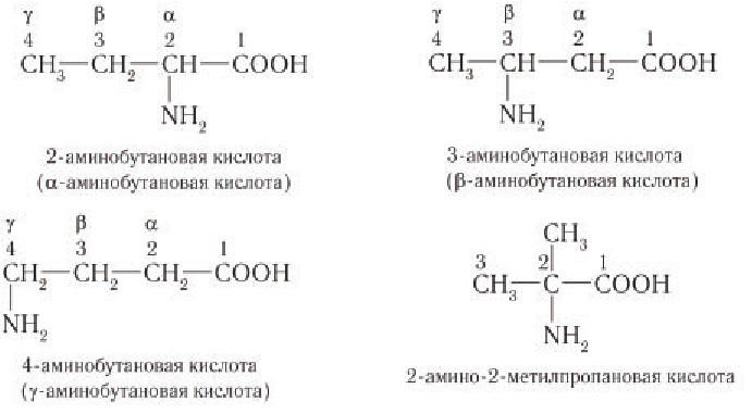 2 аминобутановая кислота формула