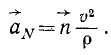 Касательное и нормальное ускорения точки в теоретической механике