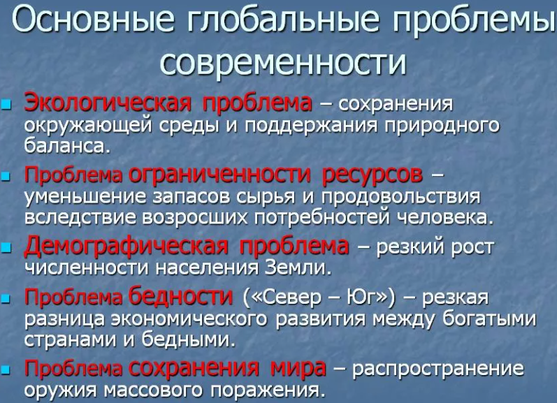 Экологические проблемы - проблема, современная экология и парниковый эффект