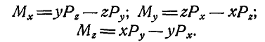 Момент силы относительно точки и относительно оси в теоретической механике