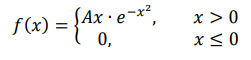 Плотность распределения случайной величины 𝑋 имеет вид: 𝑓(𝑥) = { 𝐴𝑥 ∙ 𝑒 −𝑥 2 , 𝑥 > 0 0, 𝑥 ≤ 0 Найти: 1) значение параметра 𝐴; 2) математическое ожидание